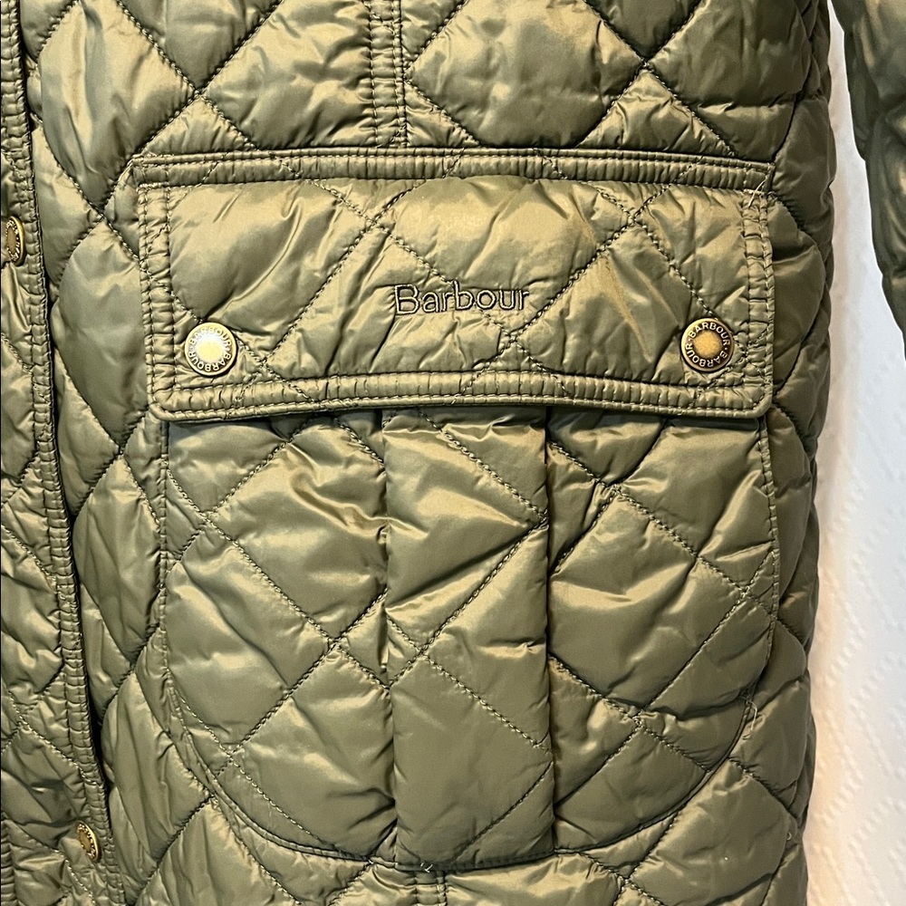 Barbour Olive Jenkins Quilt jacket - Picture 4 of 5